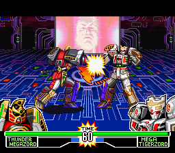 Power Rangers Fighting Edition screenshot 1 for Super Nintendo